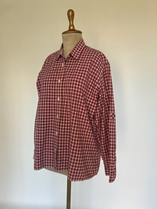 Red flannel heart shirt