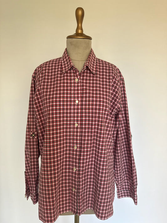 Red flannel heart shirt