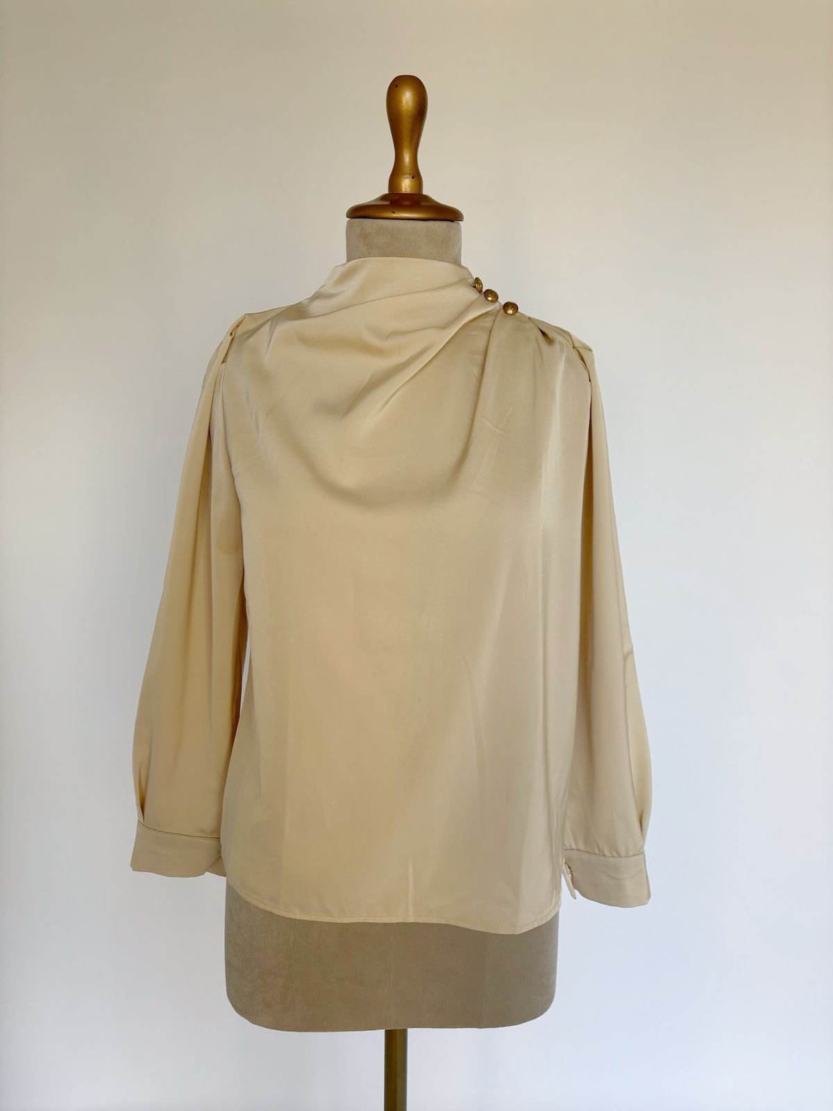 Vintage beige blouse