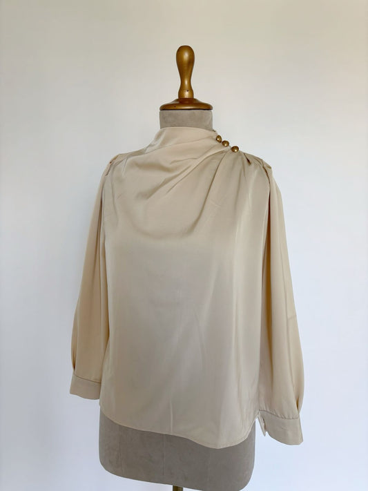 Vintage beige blouse