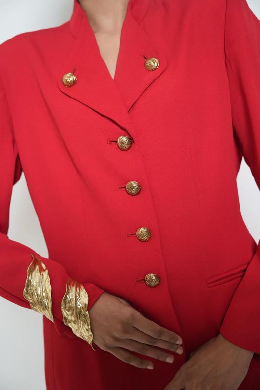 Vintage 70s red blazer