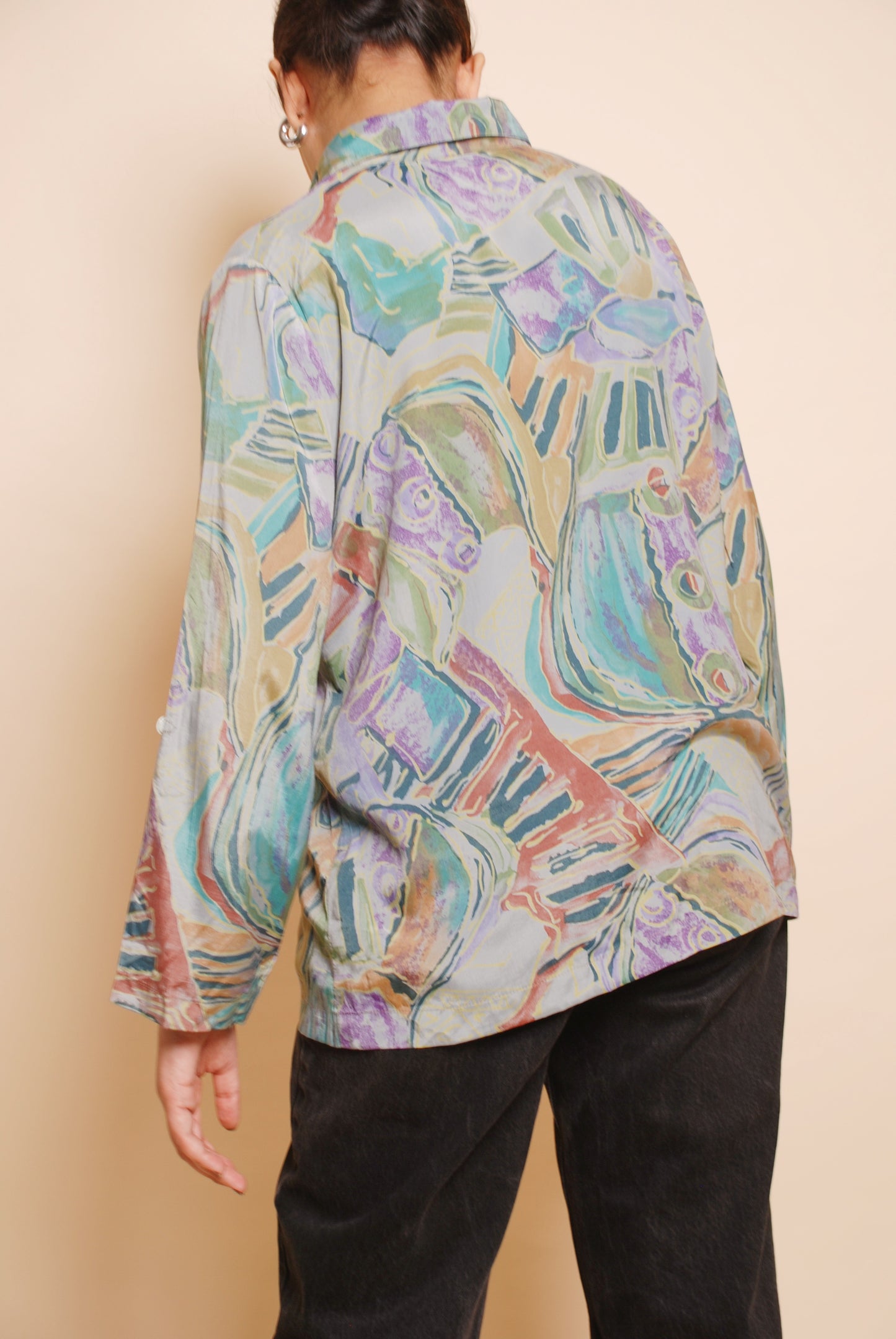 Multicolor printed full sleeve shirt