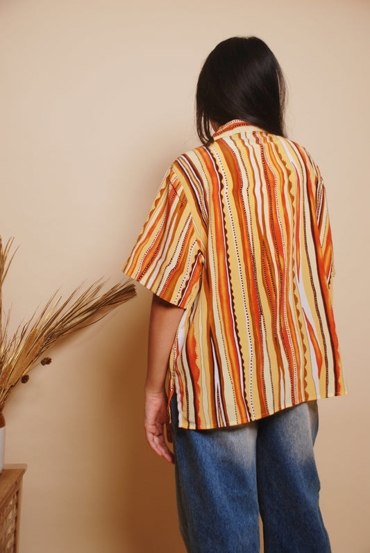 Vintage 80's printed shirt