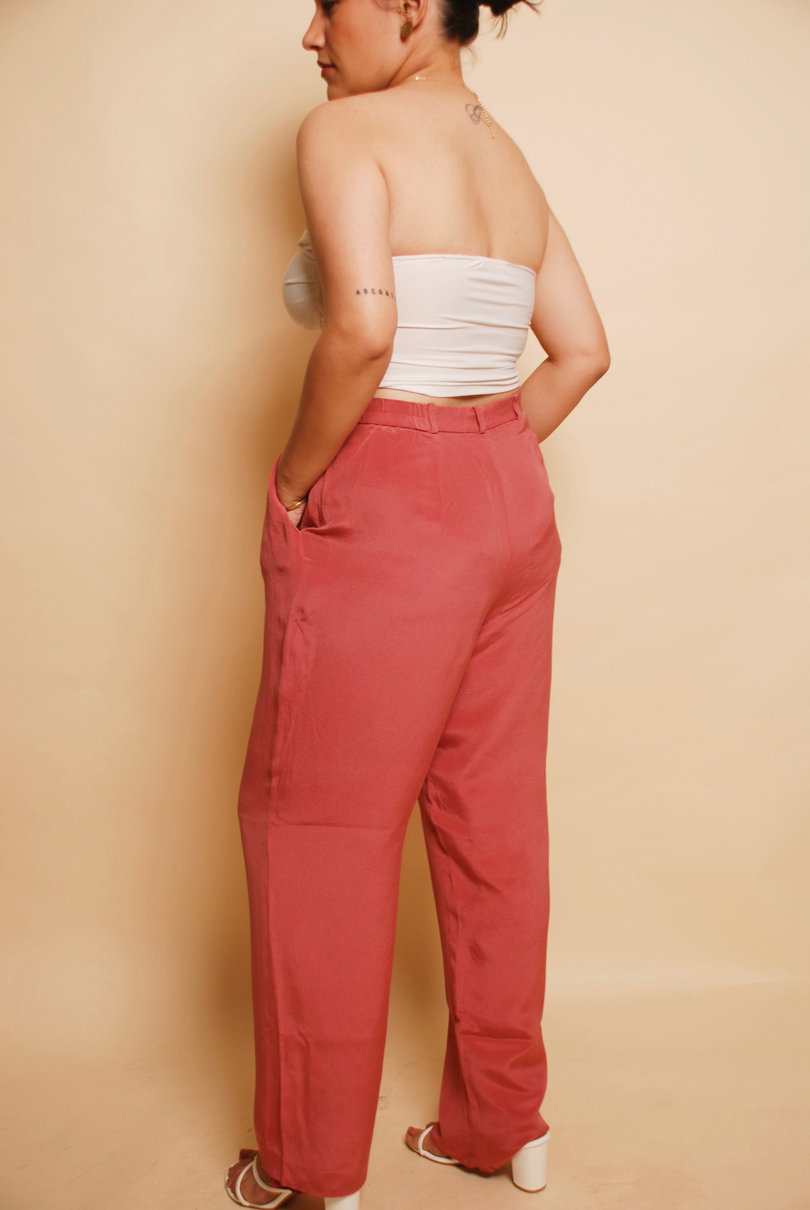 Plus Seam Detail Fit And Flare Trousers | boohoo